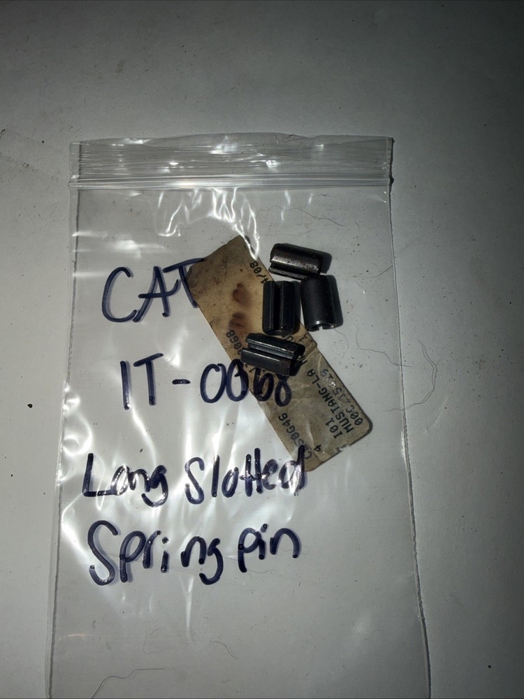 CAT 1T-0068 Slotted Spring Pin QTY: 4