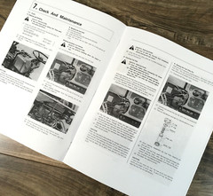 Kubota B5100 B6100 B7100 D E Tractor Operators Owners Manual Book B5100D B6100D