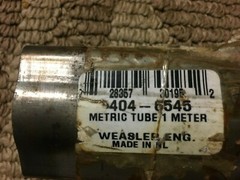404-6545 – A New Tri-lobe Inner PTO Shaft from Weasler, 39-3/8 inches long