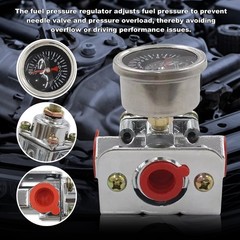 Carburetor Fuel Pressure Regulator Zinc Alloy for Carburetor Carb 1-4 PSI 12-804