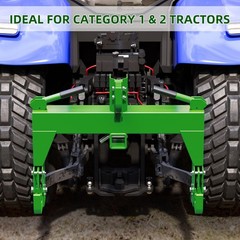 3 Point Quick Hitch for Category 1 & 2 Tractors 3000LBS Lifting Capacity Tractor