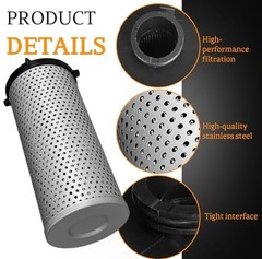 Hydraulic Oil Filter with 2 O-Rings for Bobcat T450 S510 S530 T590 T595
