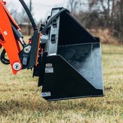 Titan Attachments Hydraulic Tilt Mount Plate for Skid Steers, 25 Degree Tilt