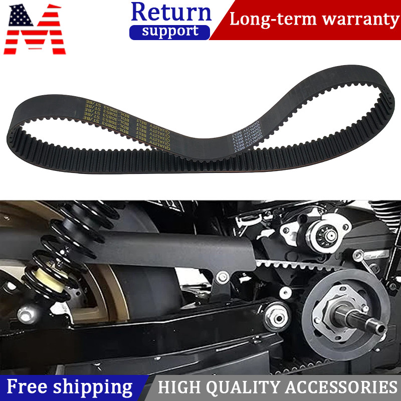 New Primary Drive Belt BDL-30853-ST 8mm 1 1/2″ 132 Tooth For Harley-Davidson