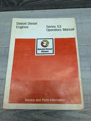 Detroit Diesel Engines – Series 53 Engines Operators Manual. 6SE337 (REV. 5/76).