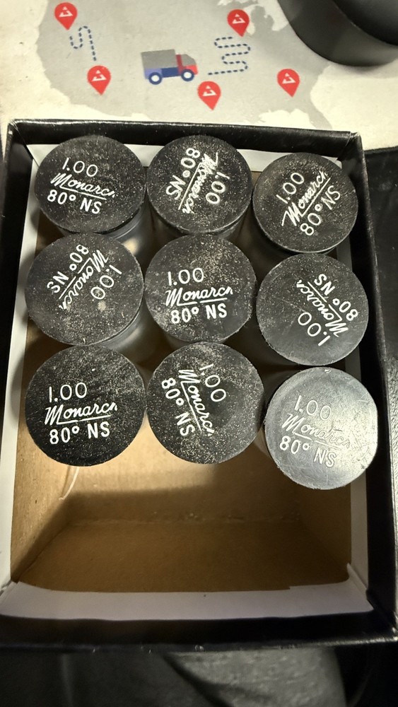 Lot Of 9 Monarch 1.00 80°NS Oil Burner Nozzles