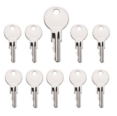 10PCS Golf Cart Ignition Keys for EZGO 1982-up Gas & Electric Vehicles 17063-G1