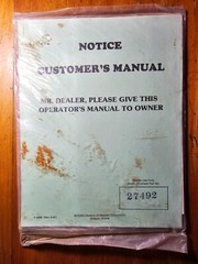 Woods O121-1 O121Q-1 Rotary Cutter Mower Operator’s & Parts Manual F-6462 9/86