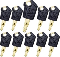 (10) Keys For CAT Caterpillar Heavy Equipment Ignition Key 5P8500 Key