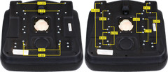 LGT100BL Black Seat fits Ford SEVERAL – Replaces B1LGT100BL – LGT100BL