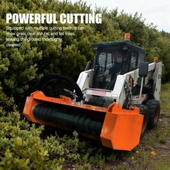 Wolverine 60” Drum Mulcher Forestry Mulcher attachment for Bobcat skid steer
