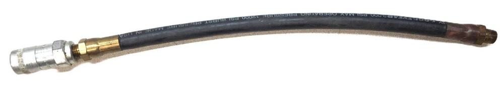 Alemite 12″ Goodyear Grease Gun Hose with MS 24207-2 Fitting USED