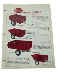 Ohio Steel Fabricators Outdoor Equipment Catalog / Brochure