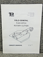 Taylor Pittsburgh Field General Flex Hitch Rotary Cutter Mower Owners Manual