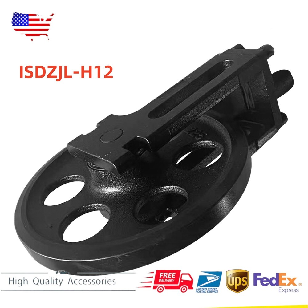 For Mini Excavator Accessories ISDZJL-H12 Front Idler Track Idler Wheel Assembly