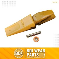 119-3204 CAT Style J200 Backhoe Bucket Shanks & 1U3202 Dirt Teeth w/ Pin – 1 Set