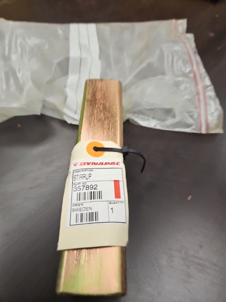 Stirrup For Dynapac. New Part # 357892, 4700357892. Ships Free.