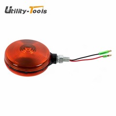 2 Pack 3C081-75870 Red/Amber Round Side Marker Light Lamp Dual Face Turn Signal