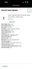 Caterpillar 360-2473 Bolt Track Master Link D11N D11R D11T