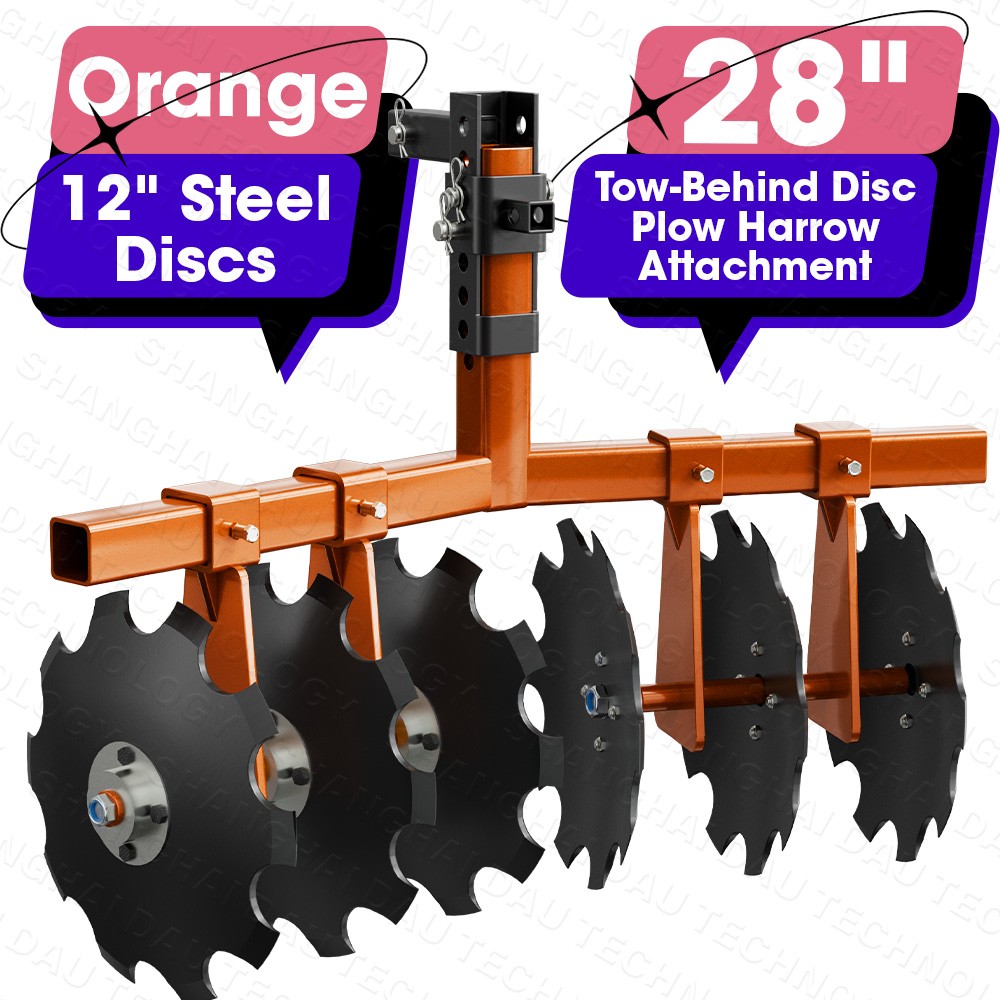 Disc Plow Harrow Universal Receiver Mount Height Heavy Duty Width Cut Disc Plow