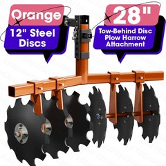 Disc Plow Harrow Universal Receiver Mount Height Heavy Duty Width Cut Disc Plow