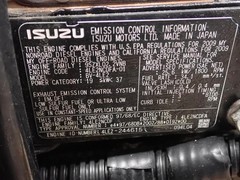 2009 Isuzu 4LE2 Diesel Engine GOV’T SURPLUS! VIDEO! RUNS MINT!