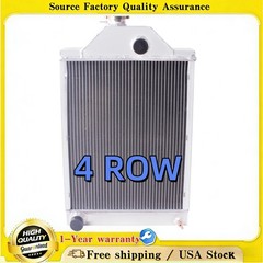 #194701M91 For Massey Ferguson 165 175 180 3165 506244M91 4Row Aluminum Radiator