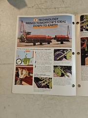 Vtg 1982 Tye Company Folding Grain Drill Dealer Sales Brochure Spec Sheet