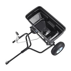 VEVOR Tow Behind Broadcast Spreader 130LB 15 Settings 0-9.8 ft Spreading Width