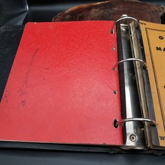 Rare Vintage Hough Sales Manual Binder Hercules Engine Literature OEM 1953–1962