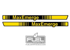 MaxEmerge Planter Decal Set – 32″ wide x 3″ tall – Implement Decal Set