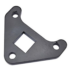 2X Black Track Motor Reinforcement Bracket Kit for Mini Excavator Universal
