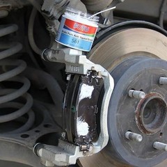 Brake Pads Anti-Squeal Grease – Wheel Cleaner for Car Silicone Paste (4 Oz x 1-P