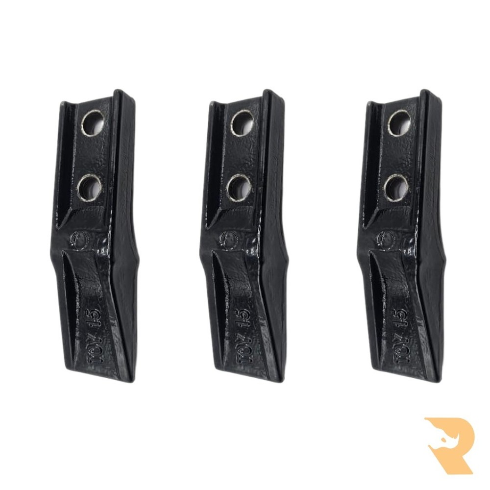 Mini Excavator Bucket Teeth – Bolt-On Replacement | High Grade Steel | 3 Pack