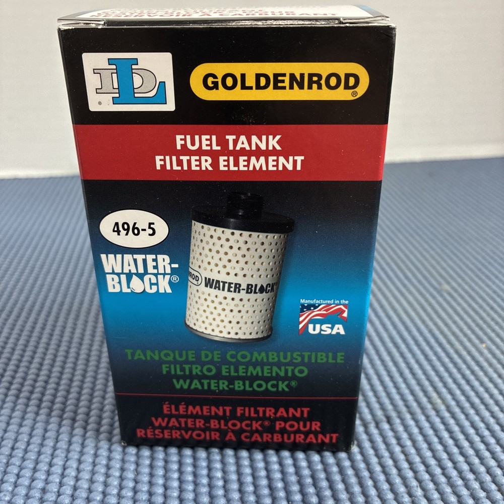 Goldenrod 496-5 17 Micron Plastic Water Absorbing Medium Block Fuel Filter