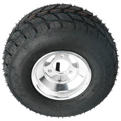 2PCS 10×4.50-5 Go Kart Tires Rims 5″ Tubeless 3 Lug 50mm Bolt Pattern