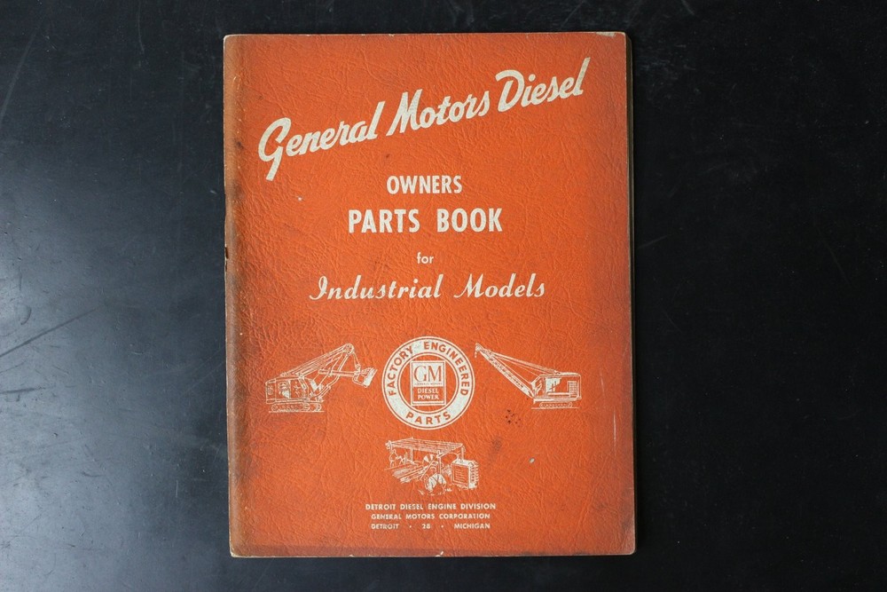 General Motors Diesel Owners Parts Book Industrial Manual Factory Engineered GM