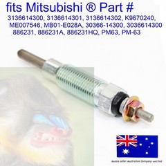 for Mitsubishi Glow Plug 886231 886231A 886231HQ PM63 PM-63 K4N 4DR1 4DR5 Engine
