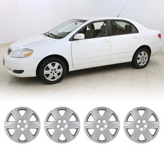 15 Inch 4 Hubcaps Set for Toyota Corolla 2005-2008 Steel Hub W5108