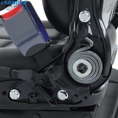Suspension Adjustable Forklift & Tractor Seat Backrest Armrest Safety Belt