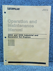 OEM Caterpillar 3054 3056 Industrial & Generator Operation & Maintenance Manual