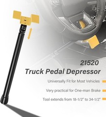 Replace for Lisle 21520 Truck Brake Pedal Depressor Tool fit for Most Vehicles