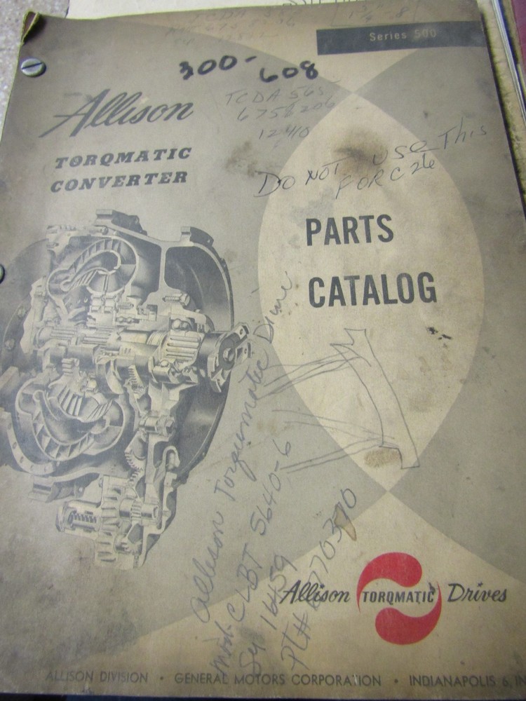General Motors Diesel Parts Books