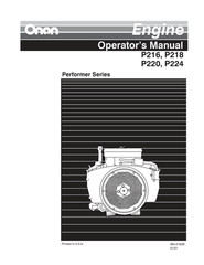 ONAN P216G ENGINE MANUAL SERVICE REPAIR SHOP PARTS OWNER PDF ON USB