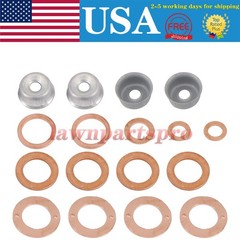 Injector Seal Kit With Heat Shield 19077-53650 Fits Kubota D1105, 3 Cylinder USA