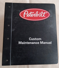 Peterbilt Custom Maintenance Manual – Chassis Number 437638 –