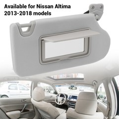 Left Driver Right Passenger Side Sun Visor for Nissan Altima 2013-2018 w/Light