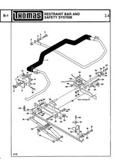 Tractor Service Parts Manual Fits Thomas T-173 Skid Steer LK000101 To LK00055