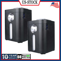 2X AC Output Multi-purpose Energy Storage 26800mAh Battery with LED Light & USB