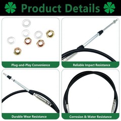 72″ Universal Control Cable 5203BBU072 for Buyers Products 5200 Series, PTO V…